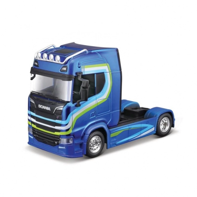 Bburago 1:43 Transporteurs Cabines Personnalisées Scania 770S – Bleu