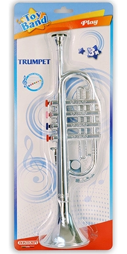 Trompette avec 4 clés 37 x 9,6 x 8,8 cm