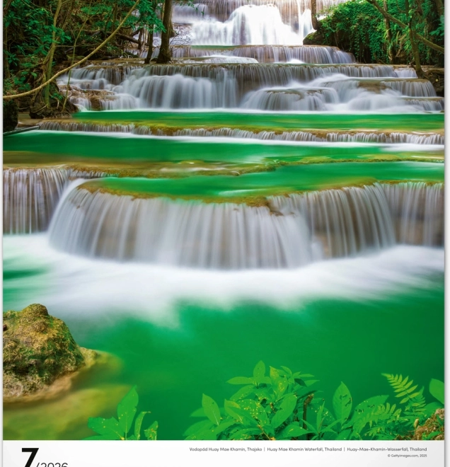 Calendrier mural Eau 2026