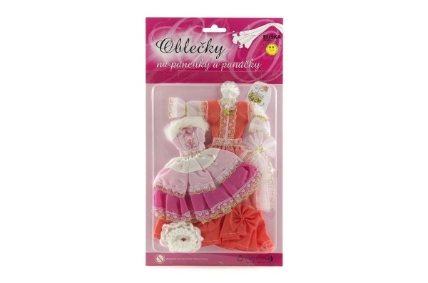Vêtements avec accessoires pour poupées 2 pièces