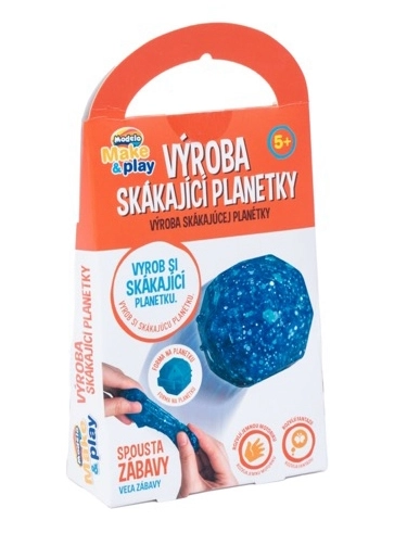 Fabrication de balle rebondissante bleue