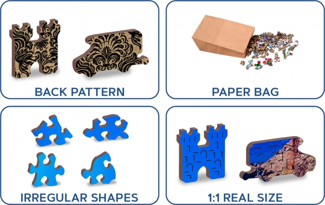 Puzzle en bois Santorin Grèce