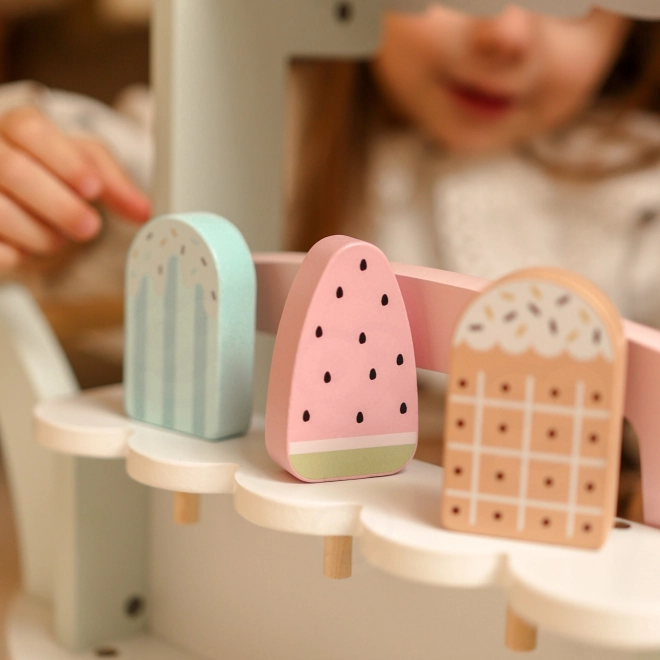 Charrette en bois avec glace WOOPIE Vert