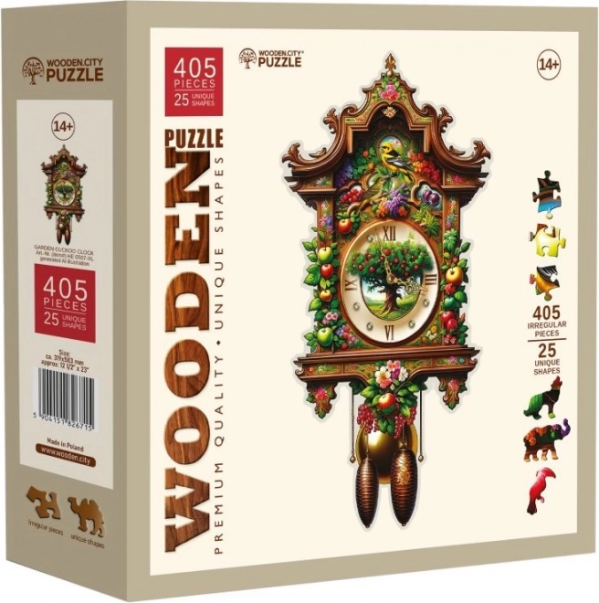 Puzzle en bois Horloge à coucou