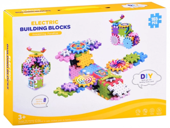 Blocs colorés mobiles Wafle 165 pièces