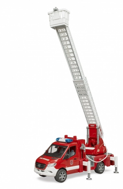 Camion de pompiers Mercedes-Benz Sprinter avec échelle pour enfants