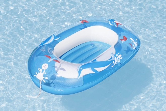 Ponton Dauphin Bleu 102x69 cm BESTWAY
