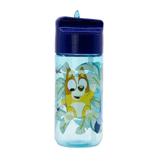 Bouteille d'eau avec paille pour enfants STOR 50636 430 ml Bluey (bleu)