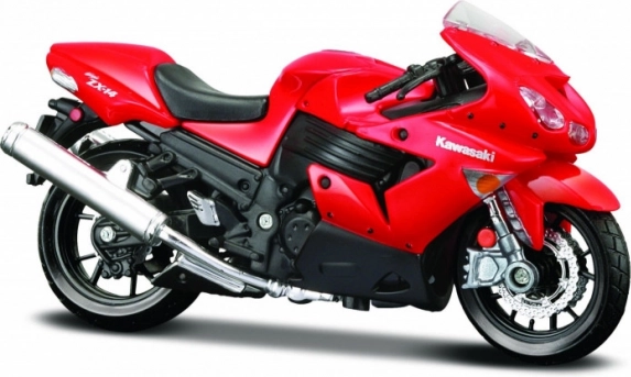 Modèle de moto Kawasaki Ninja ZX-14 avec socle 1:18