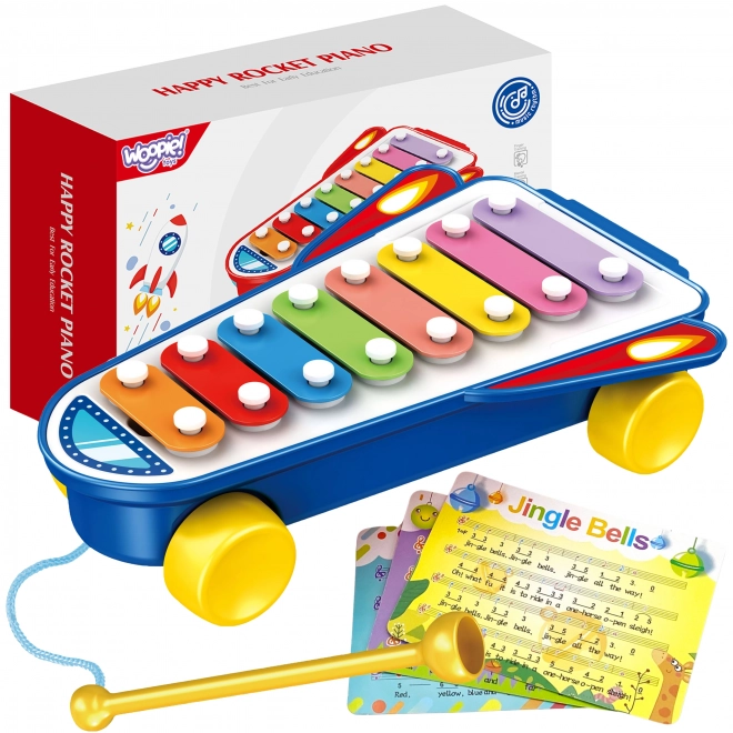 Cymbales Joyeuse Fusée WOOPIE pour enfants à partir de 18 mois