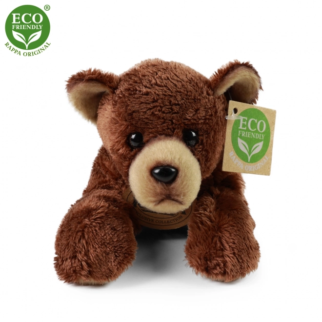 Ours en peluche RAPPA allongé 18 cm