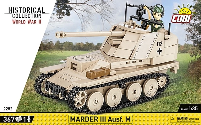 COBI 2282 II WW Marder III Ausf. M, 1:35, 367 p, 1 f