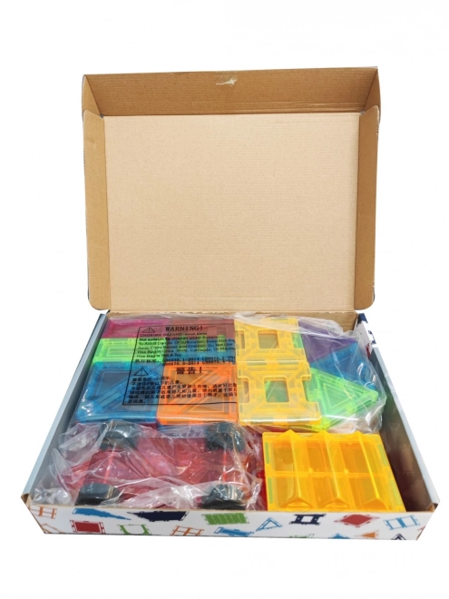 Jeu de construction magnétique coloré