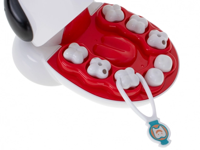Chien chez le dentiste, guéris la dent