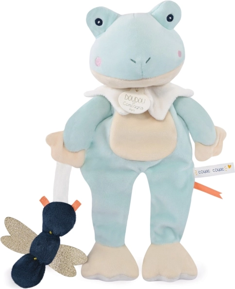 Coffret Cadeau en Peluche Grenouille avec Libellule