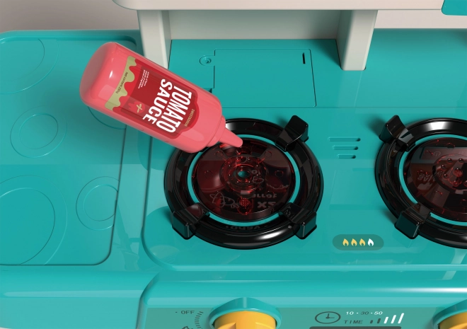 Cuisine interactive pour enfants Woopie avec accessoires