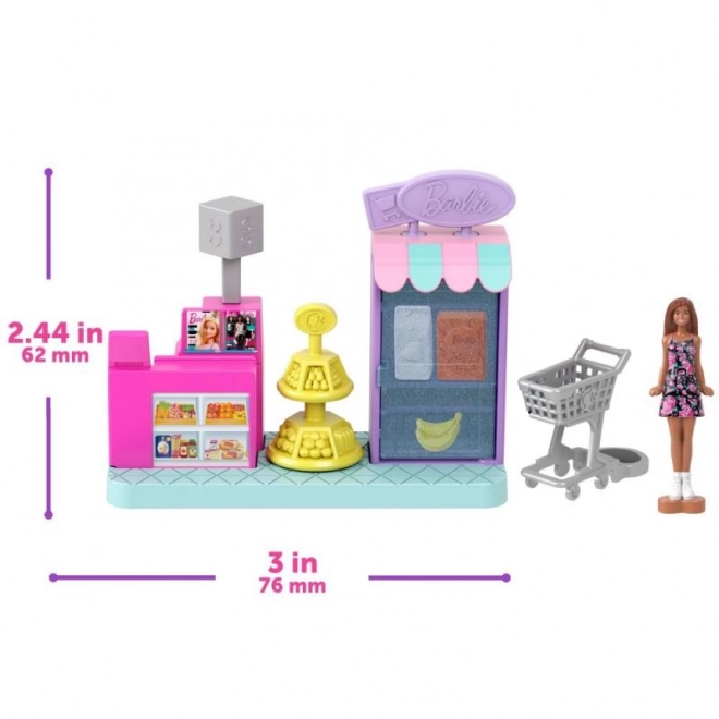 Ensemble de Supermarché Mini Barbieland Barbie