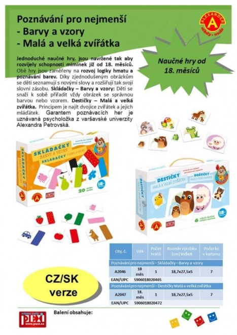 Plaquettes petits et grands animaux