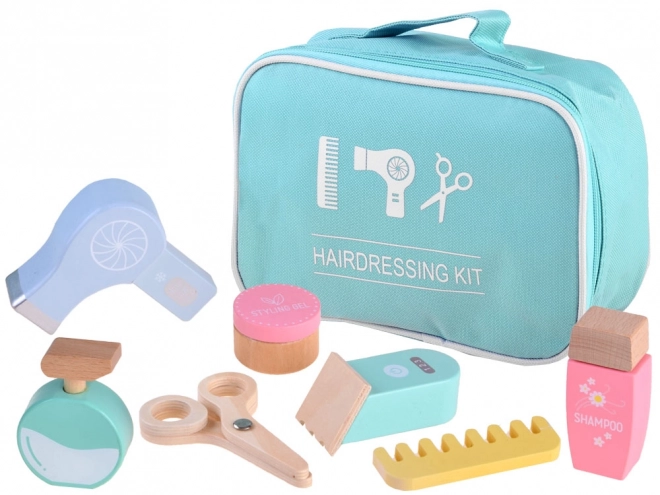 Ensemble de jouets en bois pour coiffeur Barber