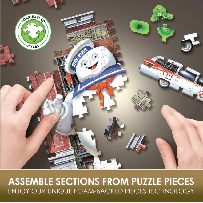 Puzzle 3D WREBBIT Ghostbusters : Caserne des pompiers des chasseurs de fantômes 500 pièces
