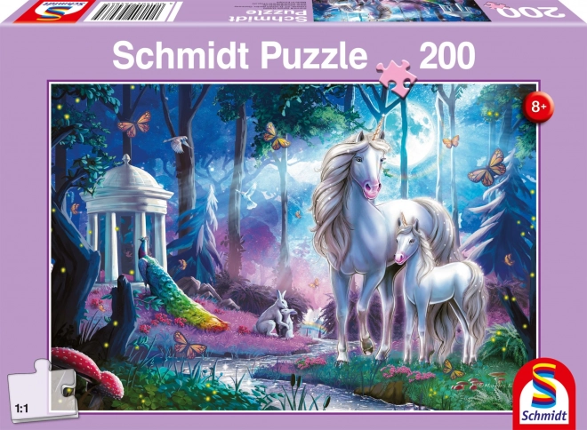 Puzzle Licornes 200 pièces SCHMIDT