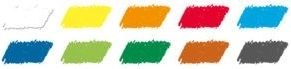 Rakety - crayons de cire 12 couleurs