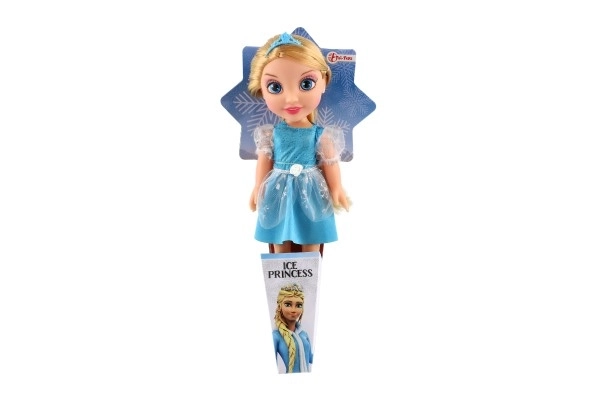 Poupée princesse du Royaume de glace plastique 31cm dans un cornet