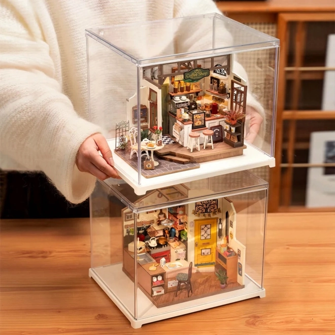 Vitrine RoboTime pour miniatures de maisons