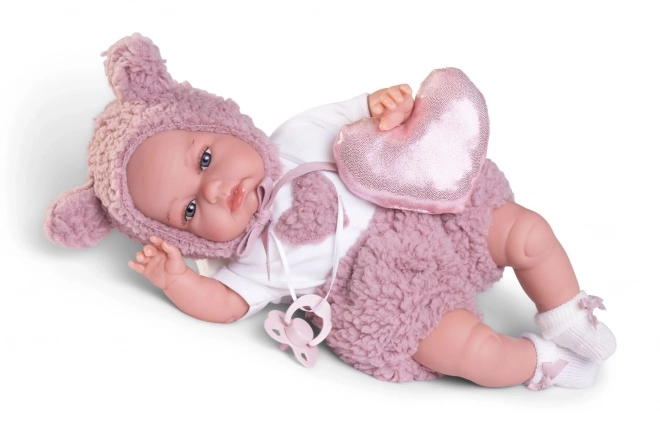 Antonio Juan 70361 TONETA - poupée bébé réaliste avec fonction de mouvement spéciale et corps en tissu doux - 34 cm