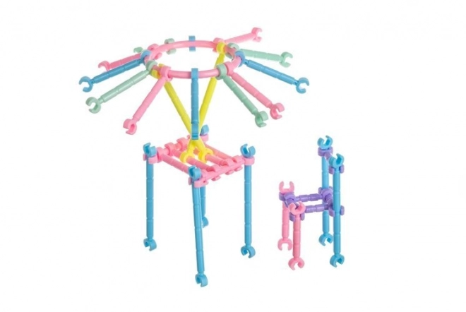 Kit de construction en paillettes avec connecteurs 1000 pcs
