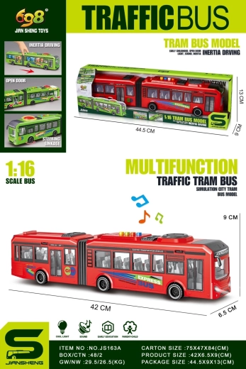 Trolleybus rouge