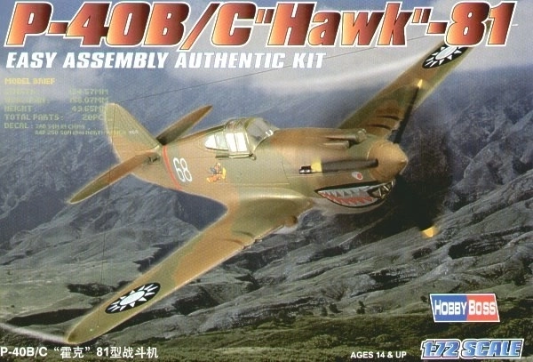 Maquette plastique P-40B/C Hawk 81