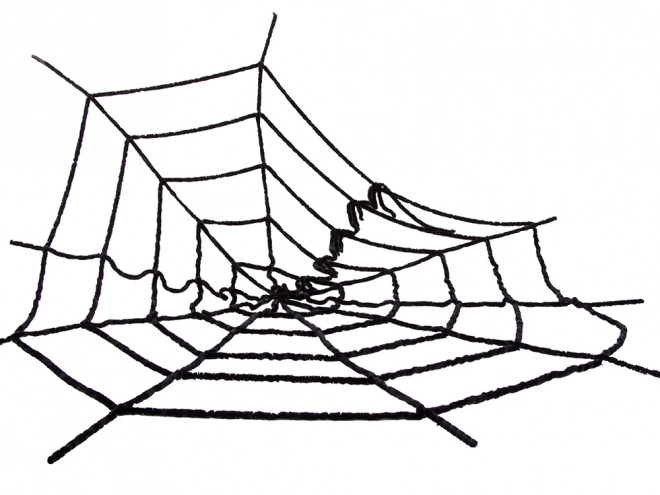 Fausse toile d'araignée noire pour Halloween