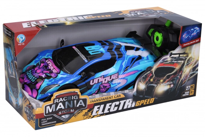 Voiture lumineuse RC télécommandée 27 cm