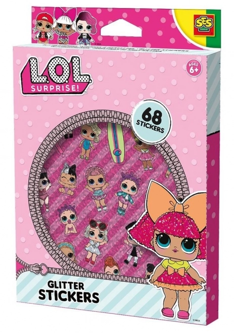 SES Autocollants avec paillettes L.O.L.