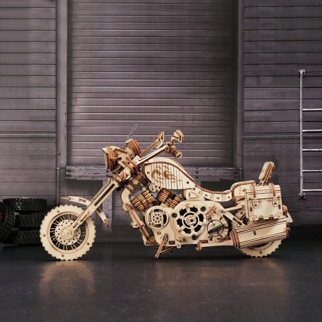 Moto Cruiser LK504 - Maquette en bois 3D
