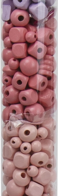 Perles en bois pastel pour enfants