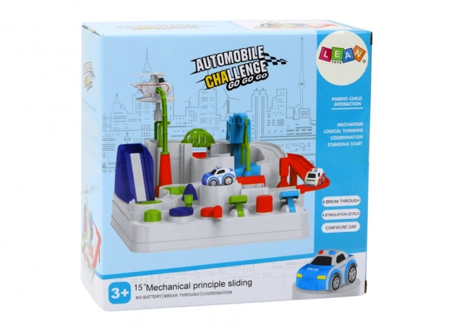 Parcours d'obstacles de stationnement interactif pour voitures d'enfants