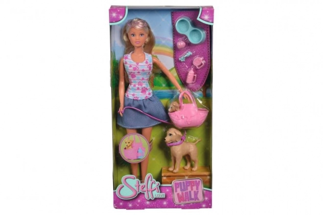Poupée Steffi avec chiens