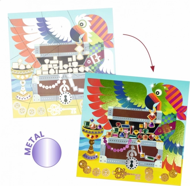Images en feuille avec thème pirate