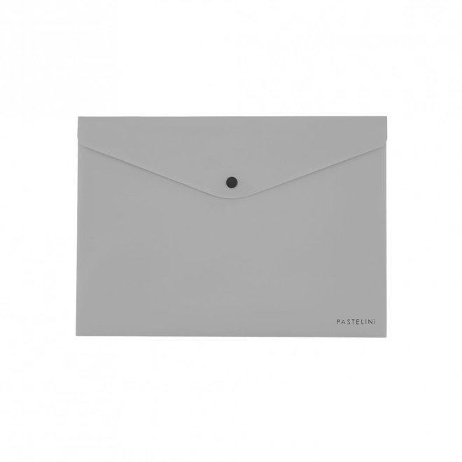 Porte-documents à pression gris pour format A5