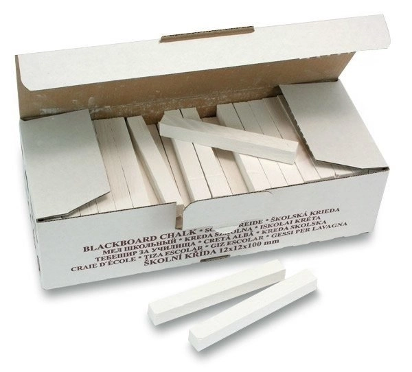 KOH-I-NOOR Craies scolaires blanches 100 pcs