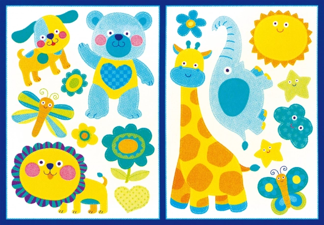 Petits Pieds Autocollants Animaux