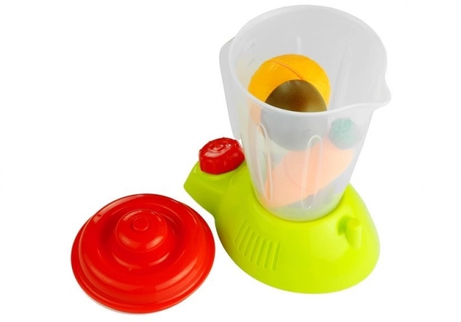 Ensemble de fruits et légumes pour enfants avec mixeur et plateau