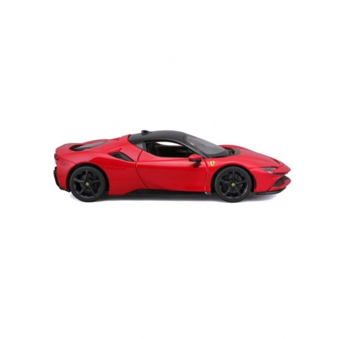 Modèle métallique Ferrari SF90 Stradale rouge 1:18