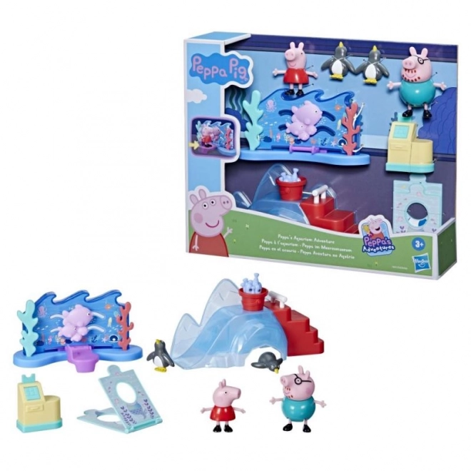 Ensemble de figurines Peppa Pig - Aventures à l'aquarium