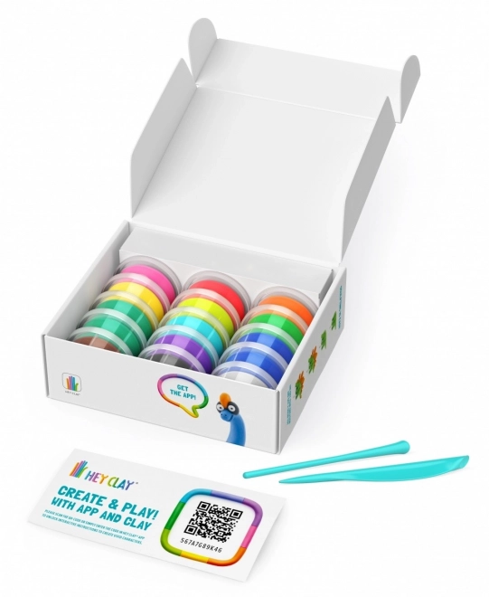 Kit Hey Clay en plastique dinosaures