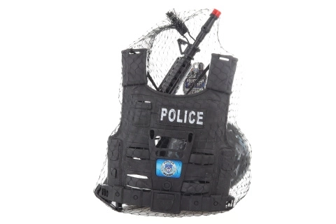 Ensemble avec gilet de police