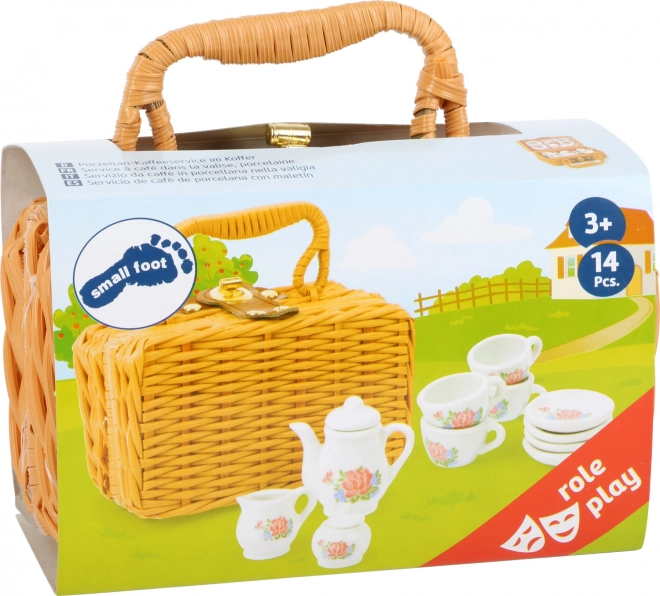 Petit ensemble café en valise