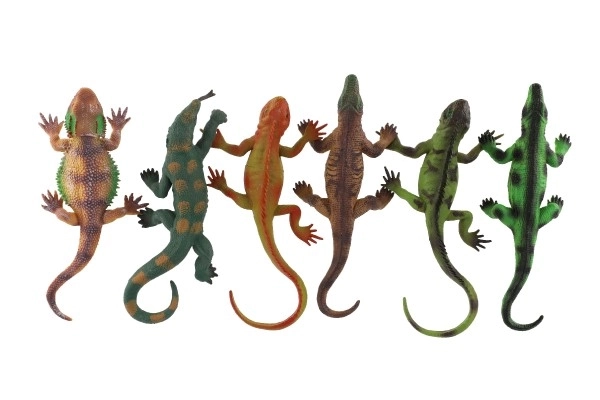 Animal lézard avec ventouse gomme 22cm